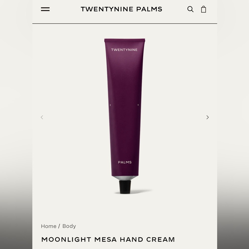Twentynine Palms Moonlight Mesa Hand Cream 100mL